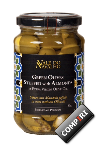 CARB: gefüllte grüne Oliven mit Mandeln